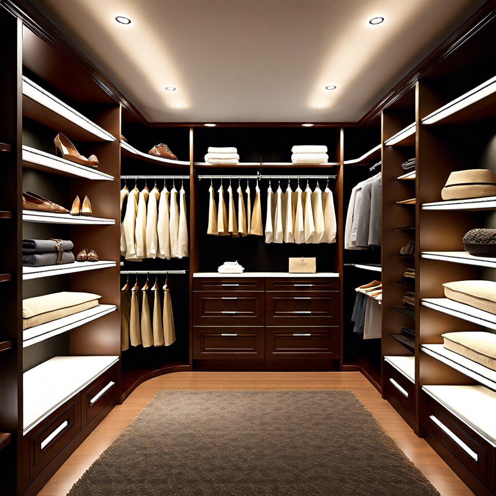 15 Walk In Closet Lighting Ideas To Elevate Your Space