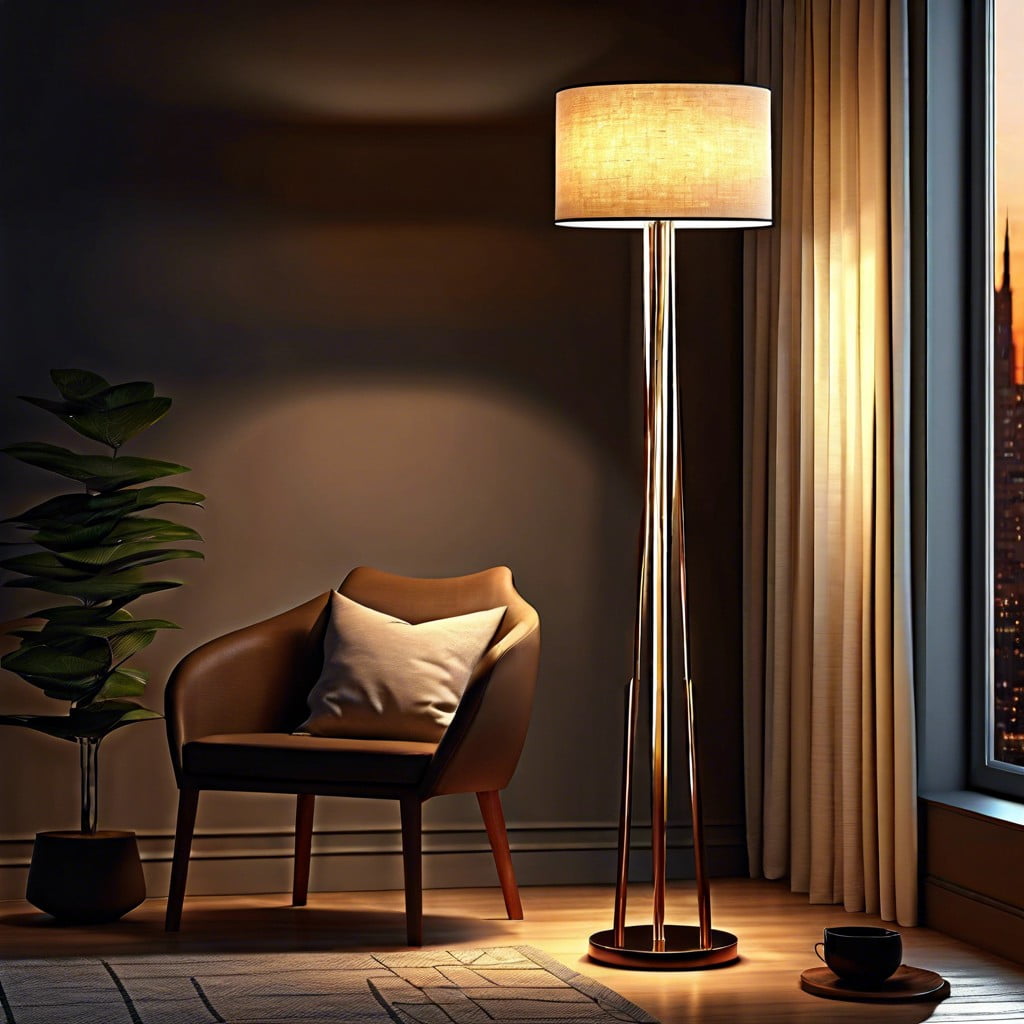 floor lamps with adjustable heads