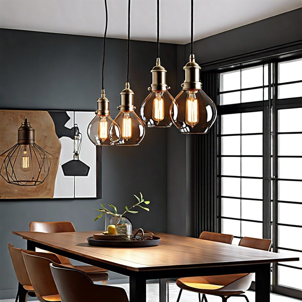 industrial style pendant lights