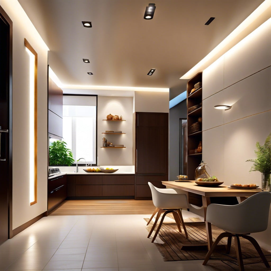 layered lighting combine different beam spreads for a mix of task accent and ambient lighting