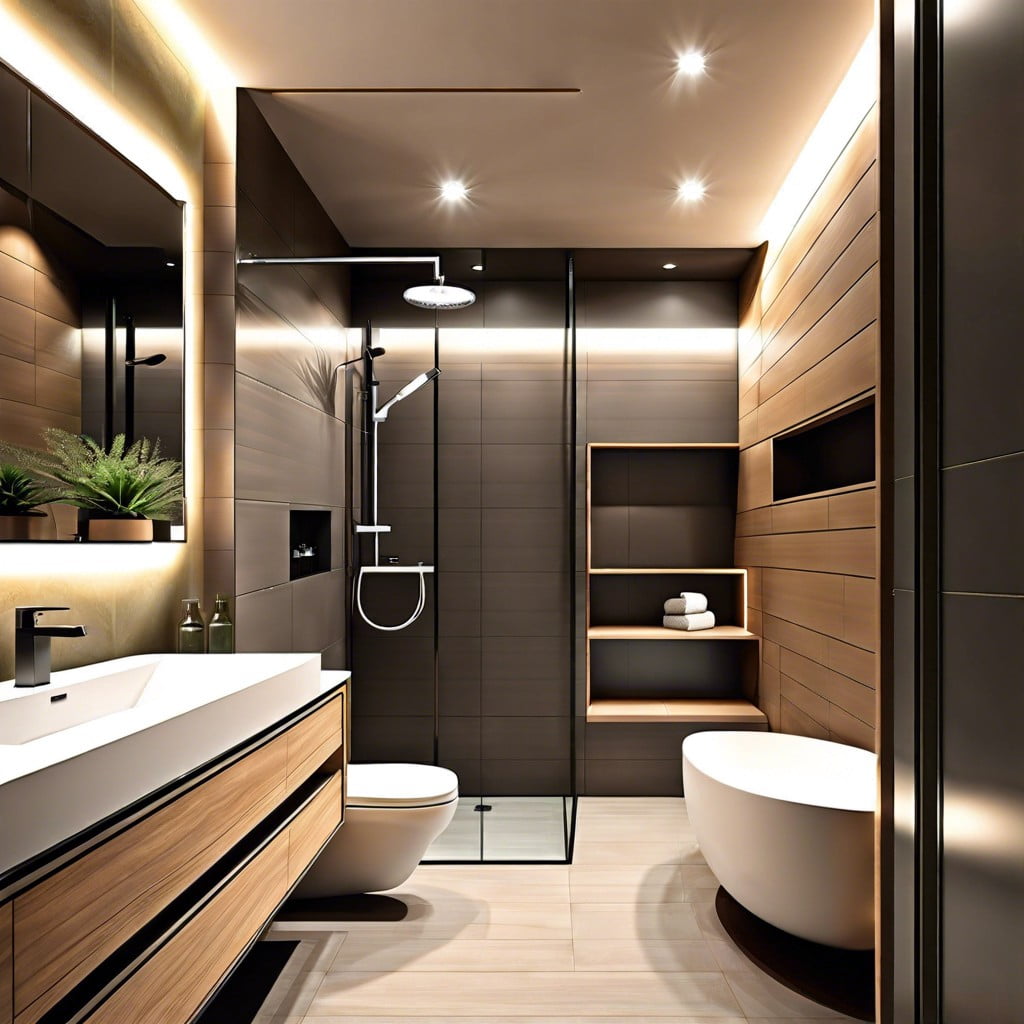 15 Ceiling Bathroom Lighting Ideas to Brighten Your Space