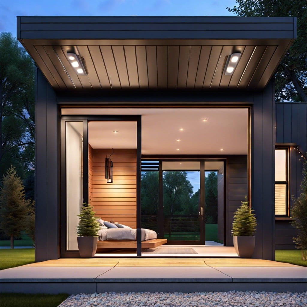 15 Exterior Soffit Lighting Design Ideas