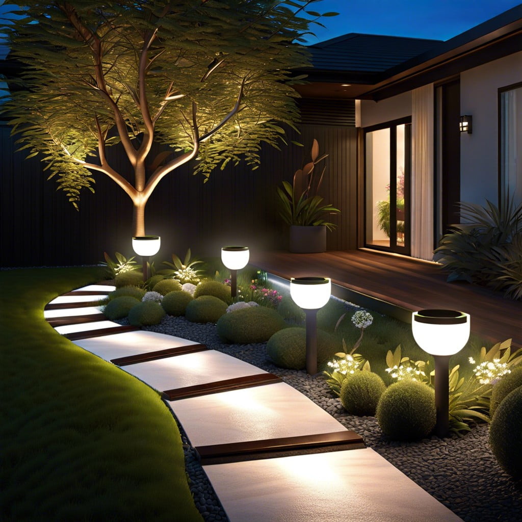 pathway stones with integrated led lights