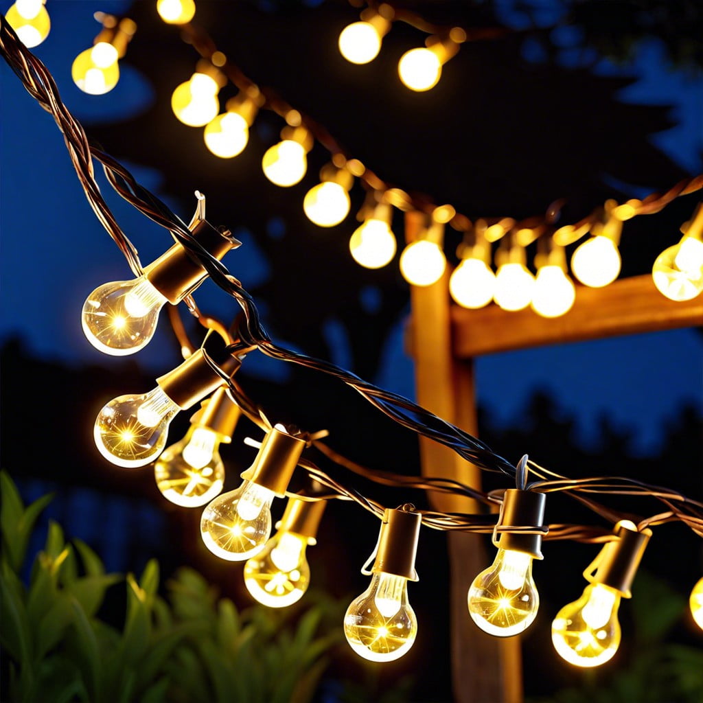 solar powered led string lights